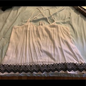 A cute embroidered blouse.